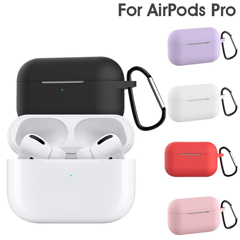 Soft Case Silikon TWS AirPods Pro + carabiner