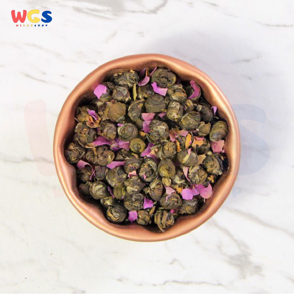 Gryphon Tea Bag Pearl of The Orient Fujian Jasmine Green Tea &amp; Moroccan Rose 1 Silken Sachet