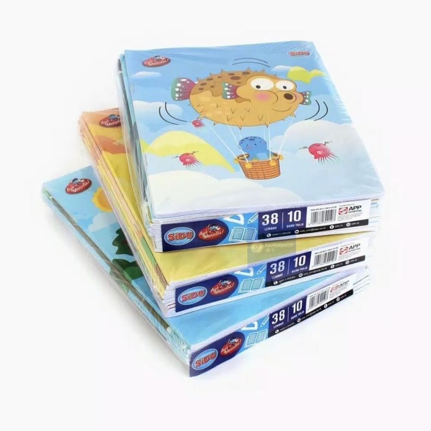 

Baru Buku Tulis SIDU 38 dan 58 Lembar isi 10 Buku Bahan Tebal .,.,
