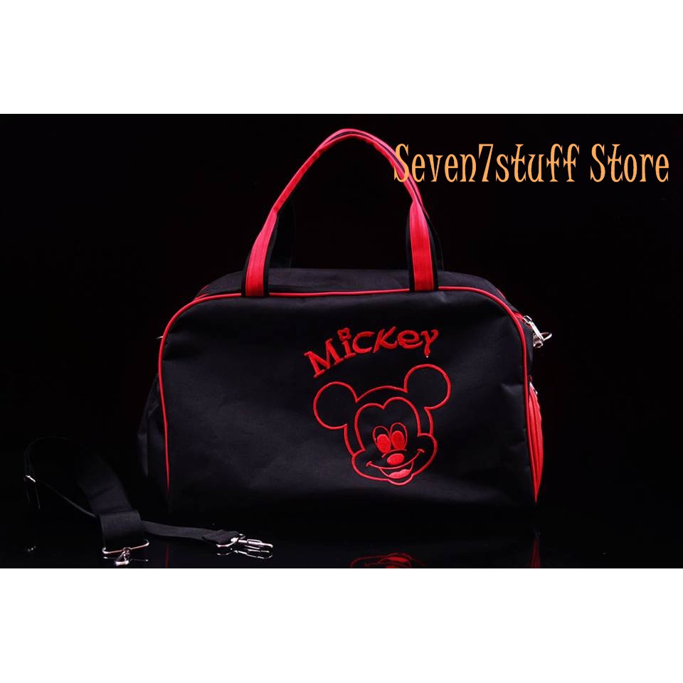 TAS OLAHRAGA MICKEY MOUSE (SPORT BAG / GYM BAG / YOGA BAG / TRAVEL BAG)