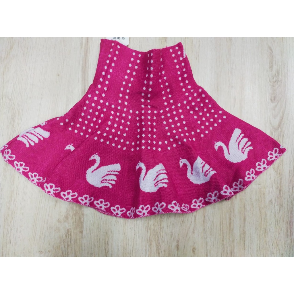 Promo !! Rok anak lucu / rok child mochar stretch ukuran 1-3tahun / Rok knit rajut anak cewek