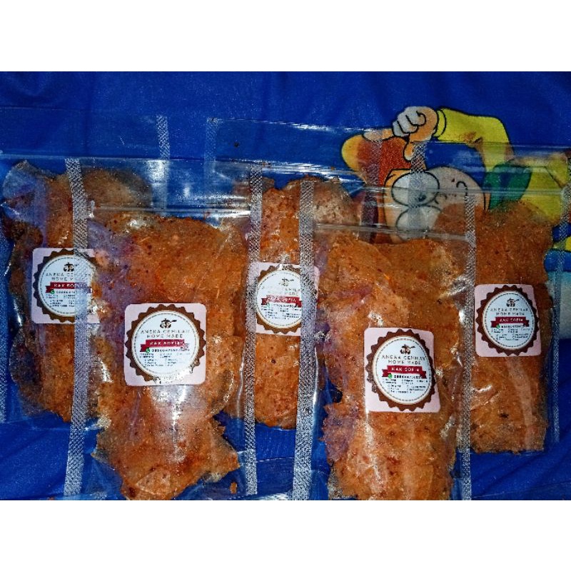 

kripca extra pedas daun jeruk