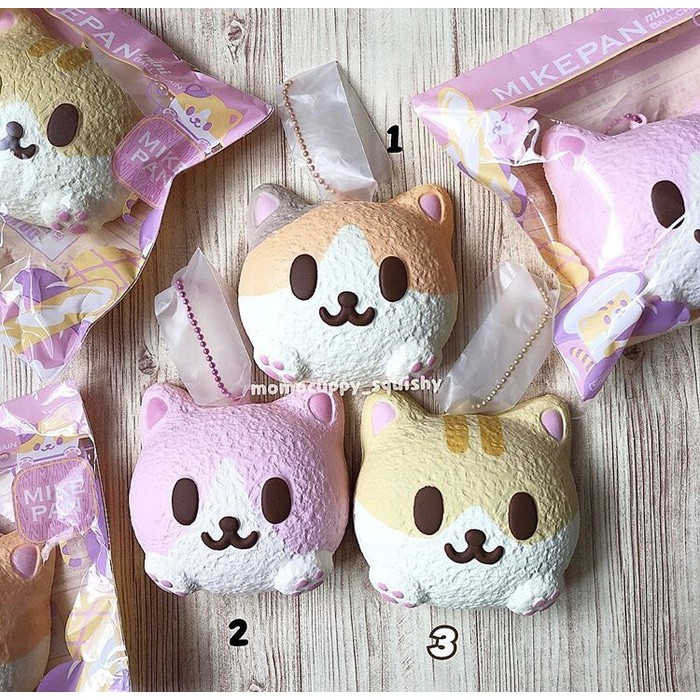 SQUISHY LICENSED mikepan mini by ibloom ( kucing kecil ORI JAPAN)