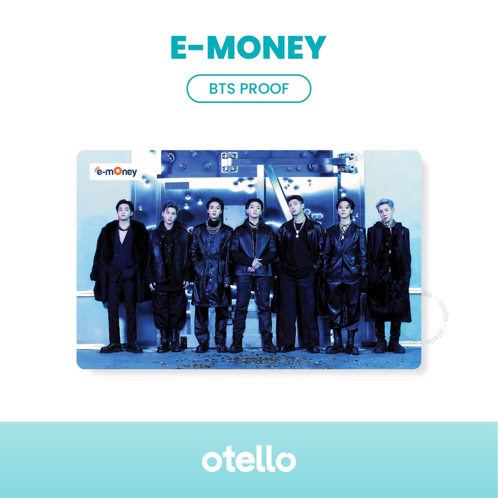 eMoney Flazz Tap Cash Brizzi BTS Proof Kartu Bangtan Custom eToll Card UV Print