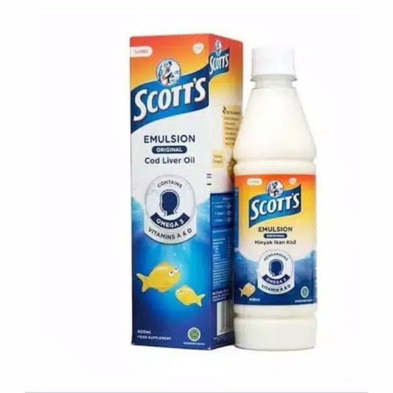 

Scott Emulsion/ Minyak ikan rasa Original 400ml