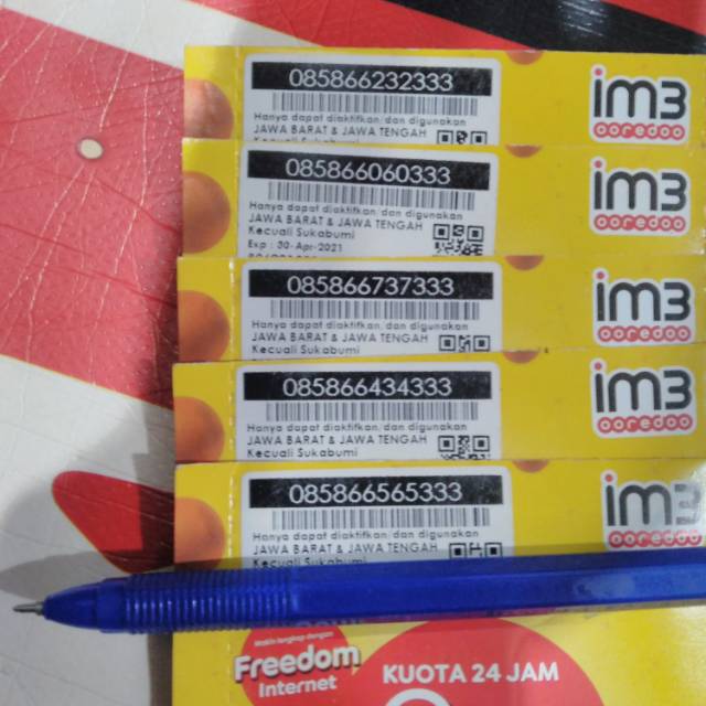 Indosat nomor cantik tripel ekor