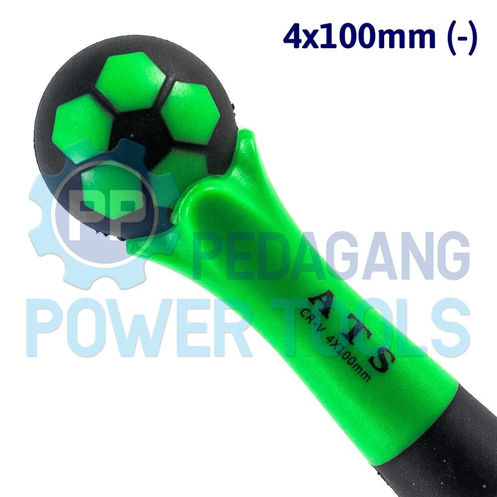 ATS OBENG BOLA 4 INCH MINUS 4 MM GAGANG PLASTIK MIN RADIO SCREWDRIVER