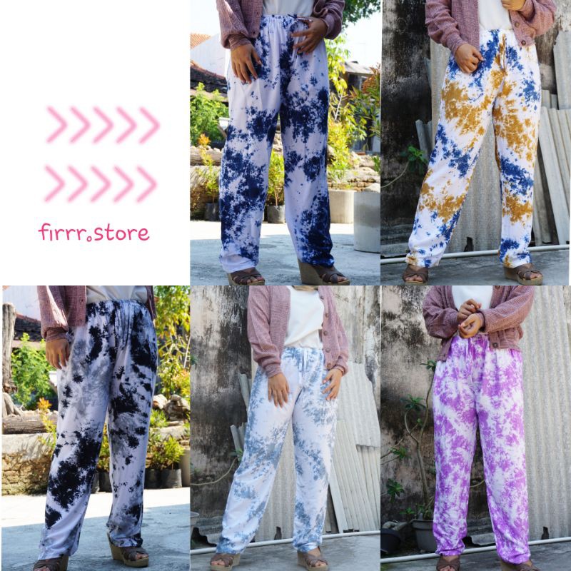 CELANA KULOT TIE DYE / CELANA PANJANG TIE DYE
