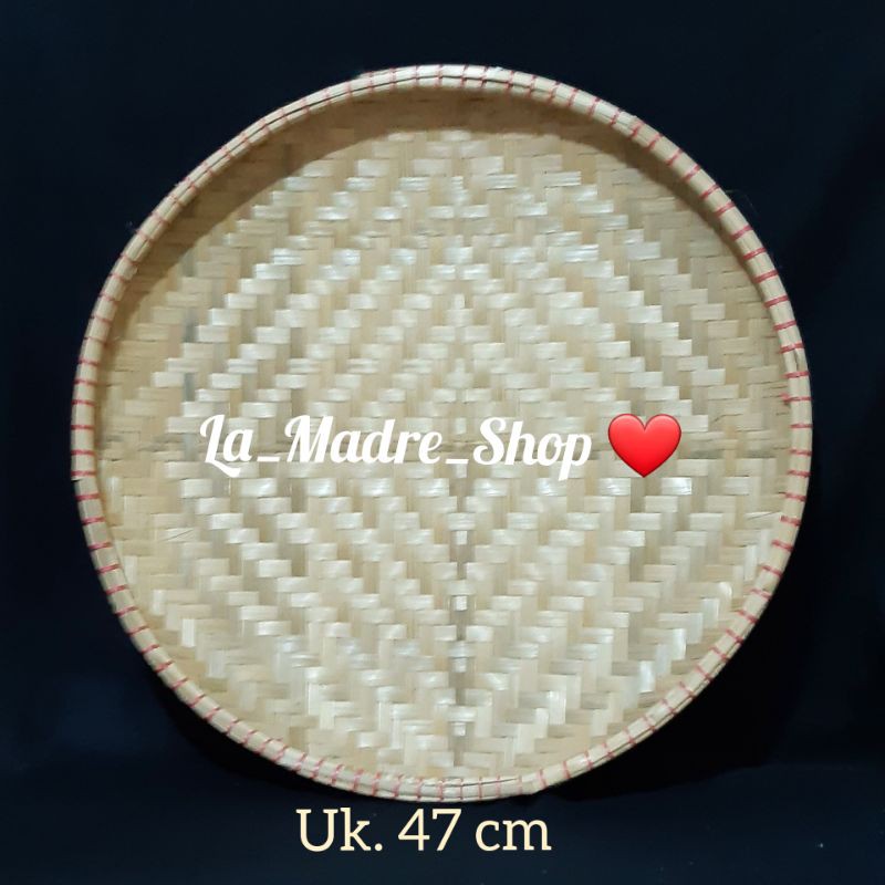 TAMPAH BAMBU Nampan Nyiru  Uk 47 Cm H Murah Shopee Indonesia