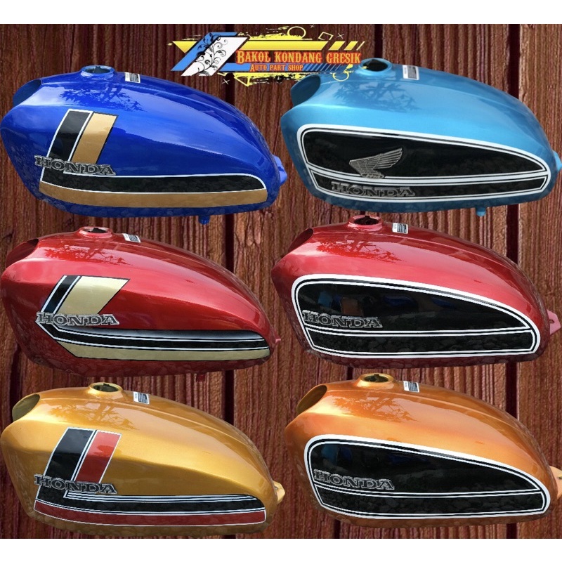 tangki cb 100 cb 125 pres sudah cat bahan galvanis bukan tangki pres sultan part atau doraemon