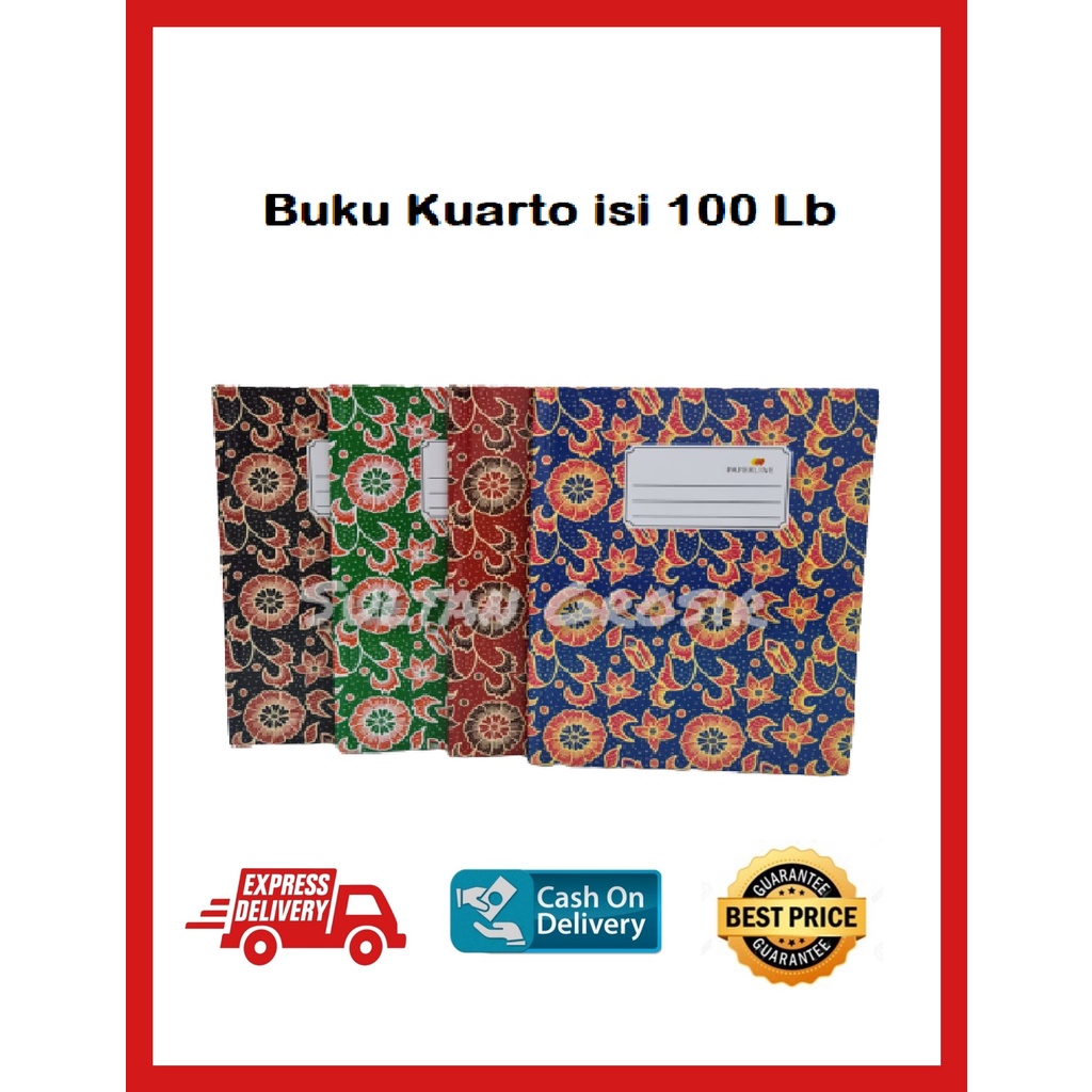 

BUKU TULIS KUARTO 100 LEMBAR PAPERLINE MURAH / BUKU AKUNTANSI KWARTO