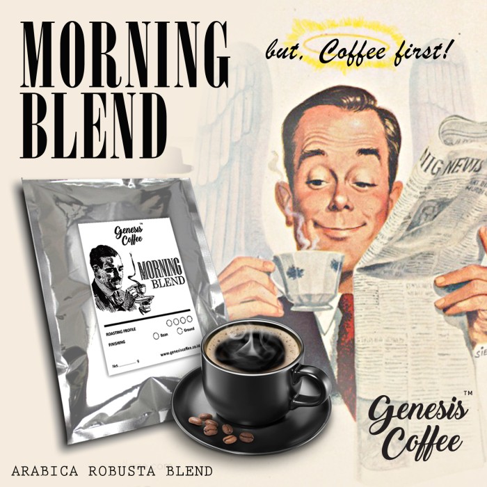 

NEW MORNING BLEND COFFEE // ARABICA ROBUSTA BLEND - BIJI