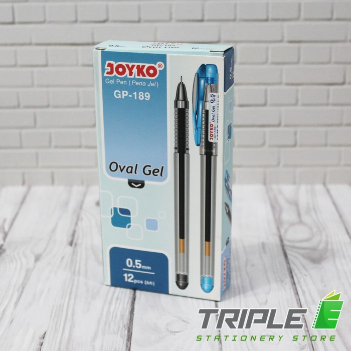 

Eklusif Gel Pen Joyko Oval Gel - Pena / Ballpoint /Bolpen Gp-189 (12 Pcs) Diskon
