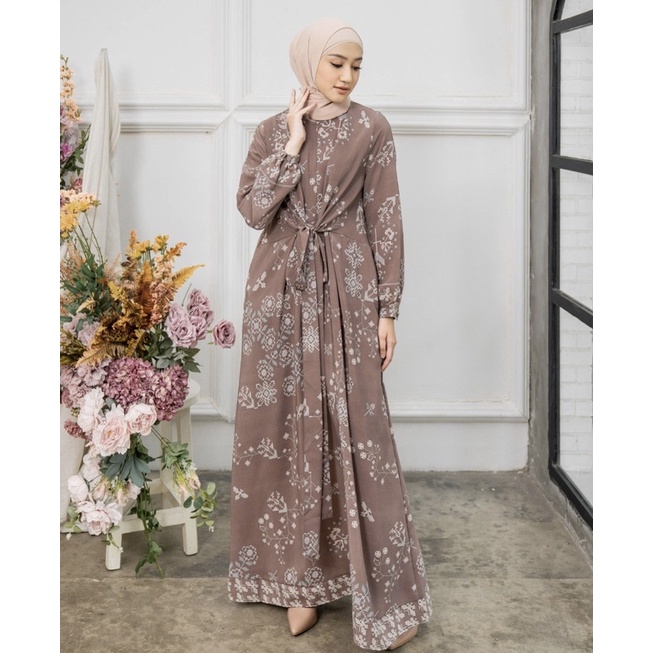 DAHAYU DRESS - BROWN by Geulis