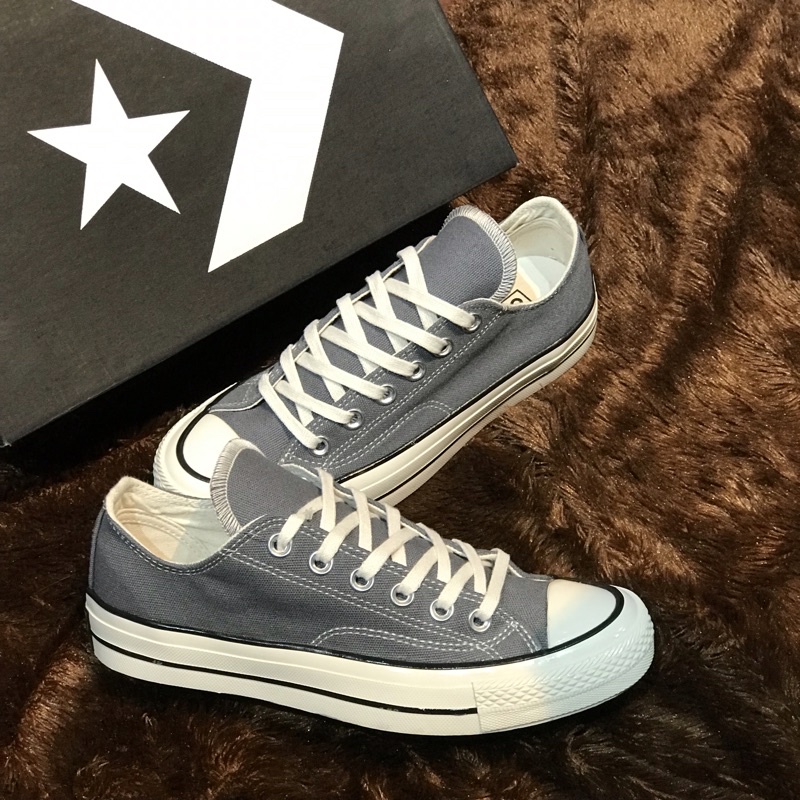 (COD) SEPATU CONVERSE 70S GREY ABU LOW GREAT ORI