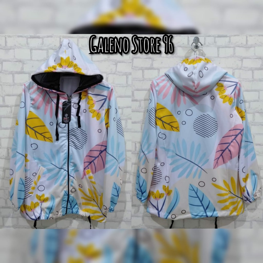 JAKET SEPEDA WANITA / JAKET PRINTING BAHAN LOTTO ELPANA