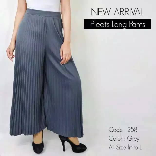 CELANA KULOT PLISKET PLEATS SKIRT WANITA FIT TO XXL PROMO SUPER.