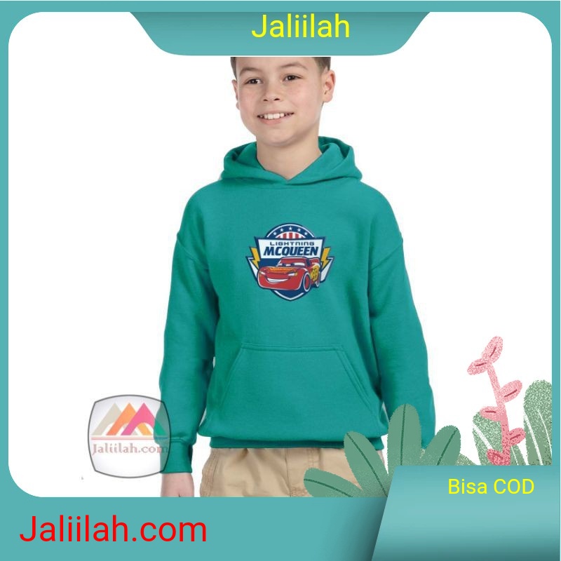 Hoodie anak laki-laki Cars 3 Lightning MCQUEEN Jaliilah.com