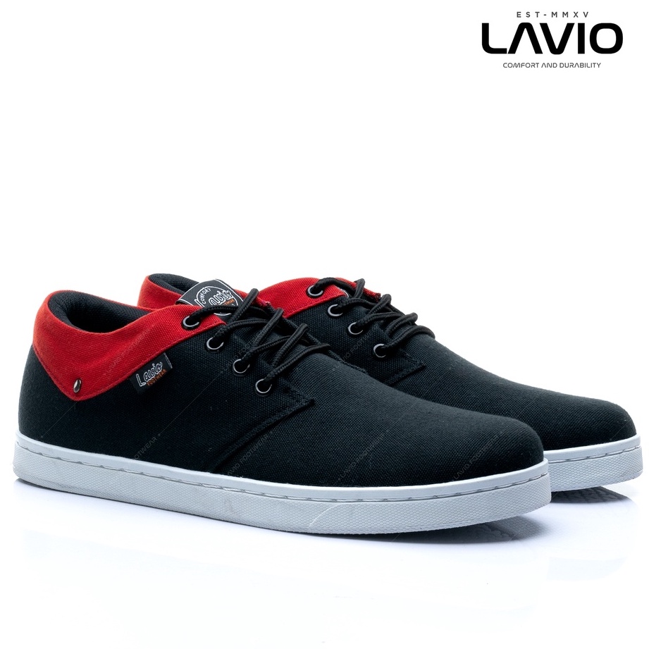 Sepatu Casual Pria Original Branded Keren 2022 Lavio Hilton Kanvas