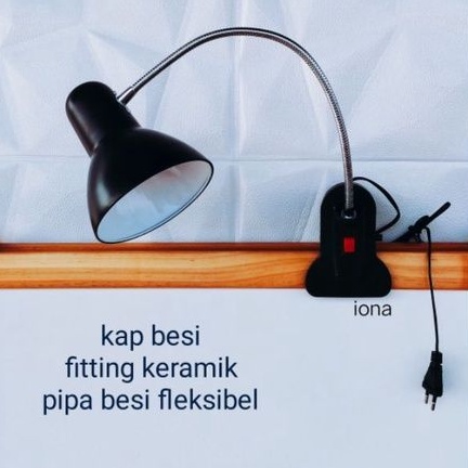 Lampu meja jepit fleksibel lampu reptil YL 98