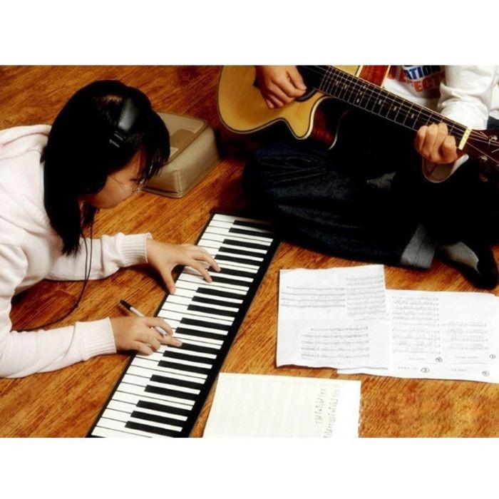 KOKKO Flexible Piano Digital RollUp Soft Keyboard 61 Key Midi PN88S