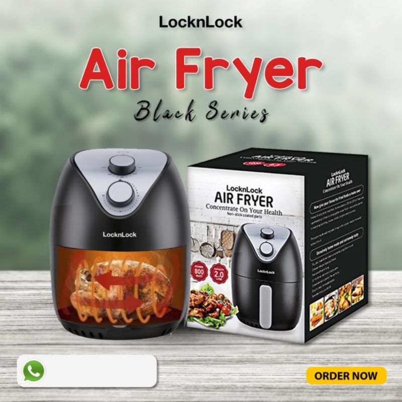 Lock n Lock Air Fryer Black Series 2 L