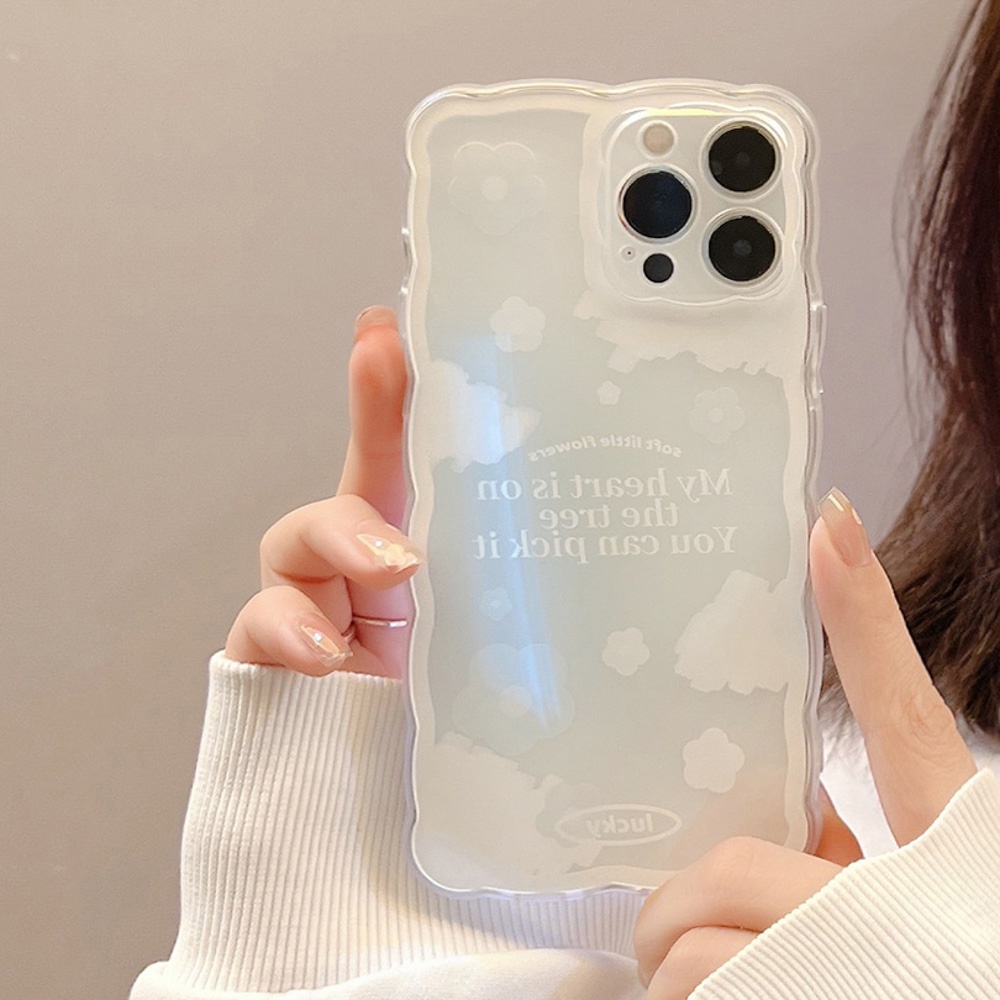 Soft Case Pelindung Lensa Kamera Shockproof Motif Butterfly &amp; Cloud Untuk iPhone 13 Pro Max 11 12 Pro X XS Max 7 8 Plus SE 2020