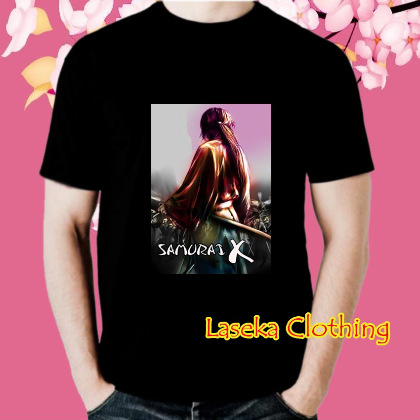 Kaos Baju Distro Premium Anime Samurai X Batosai Rurouni kenshin 02 Pria Wanita