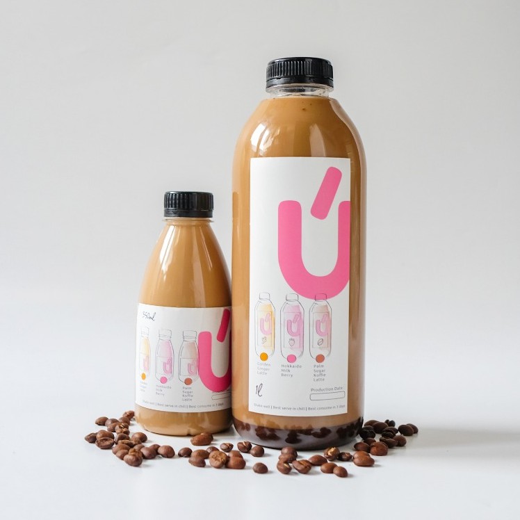 

PINKU - Palm Sugar Koffie Latte 1 Liter (2 Botol)