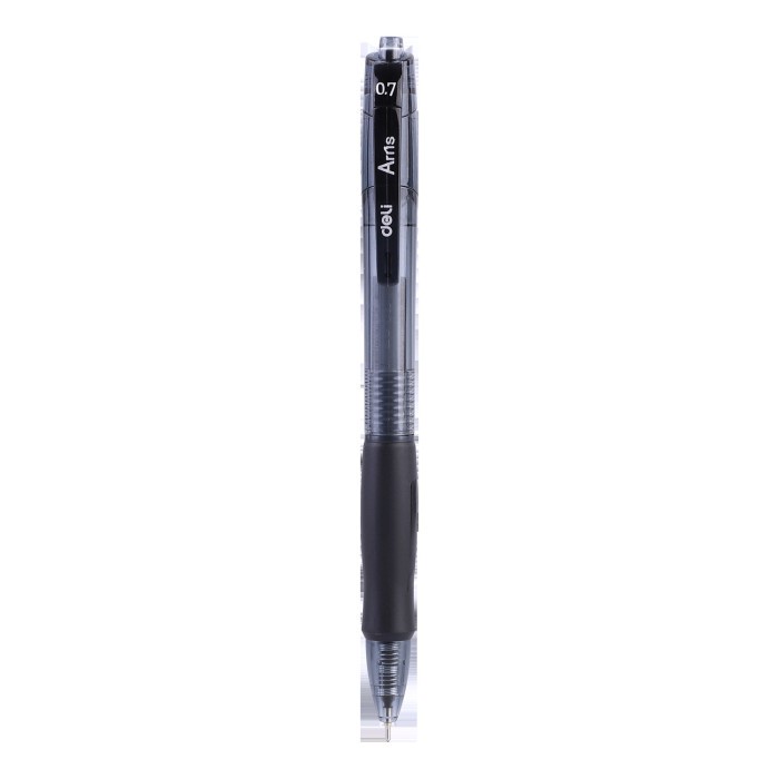 

TULIS-ALAT- DELI RETRACTABLE BALLPOINT PULPEN CETEK TIP 0.7 MM EQ17-BK EQ17-BL - HITAM -ALAT-TULIS.
