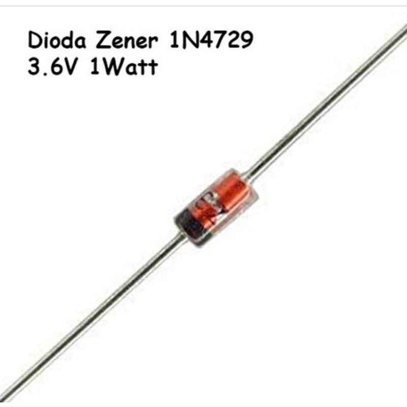 Dioda Zener 1W 3V6 3,6V 1N4729A IN4729A 1N4729 IN4729 1 Watt DO-41