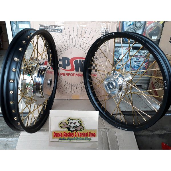 BRILIANT Velg sepaket ring 16 suzuki Hayate Spin 125 Sky wave Sky Drive Spin Tromol velg jari