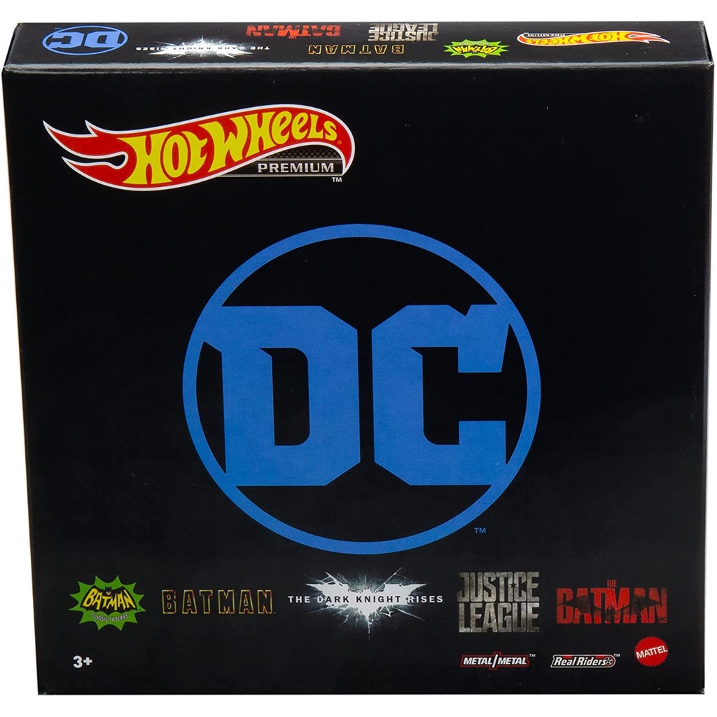 Hotwheels Premium DC Batman 5 Pack Real Riders