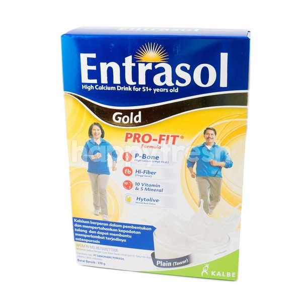 

ENTRASOL Gold Pro-Fit Plain 370gr for 51 Plus Years Old