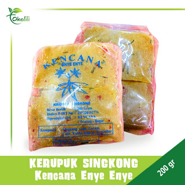 Kerupuk singkong kencana enye enye 200 gr