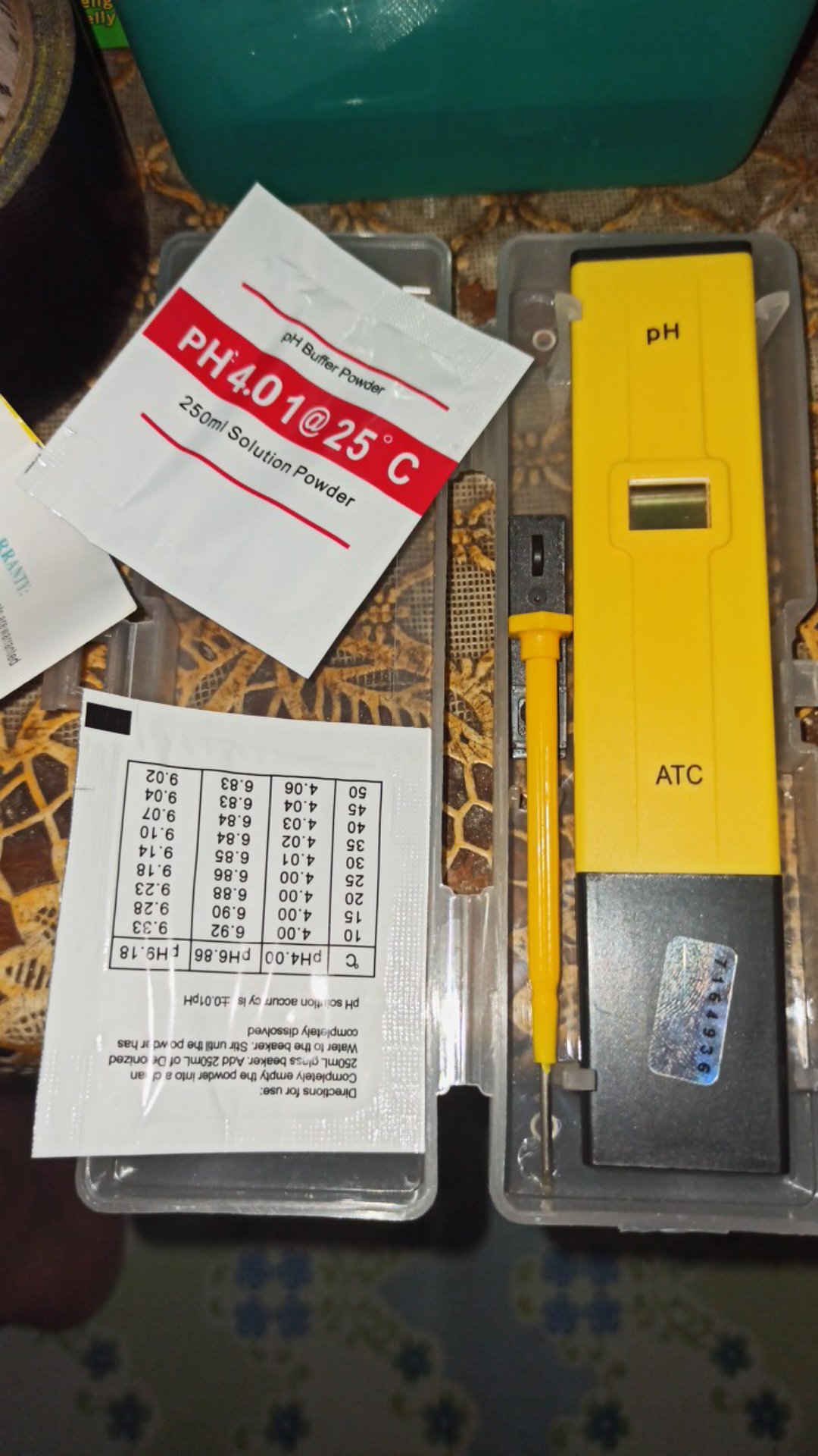 Alat Ukur Uji Ph Meter Tester Pen Air Minum/akuarium - Ph-2016 - Yellow