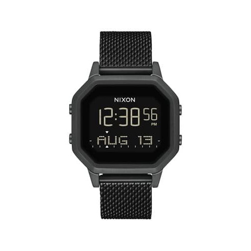 Original 100% Jam Tangan Nixon Siren Milanese A1272001 All BLACK UNISEX garansi Resmi 2 Tahun