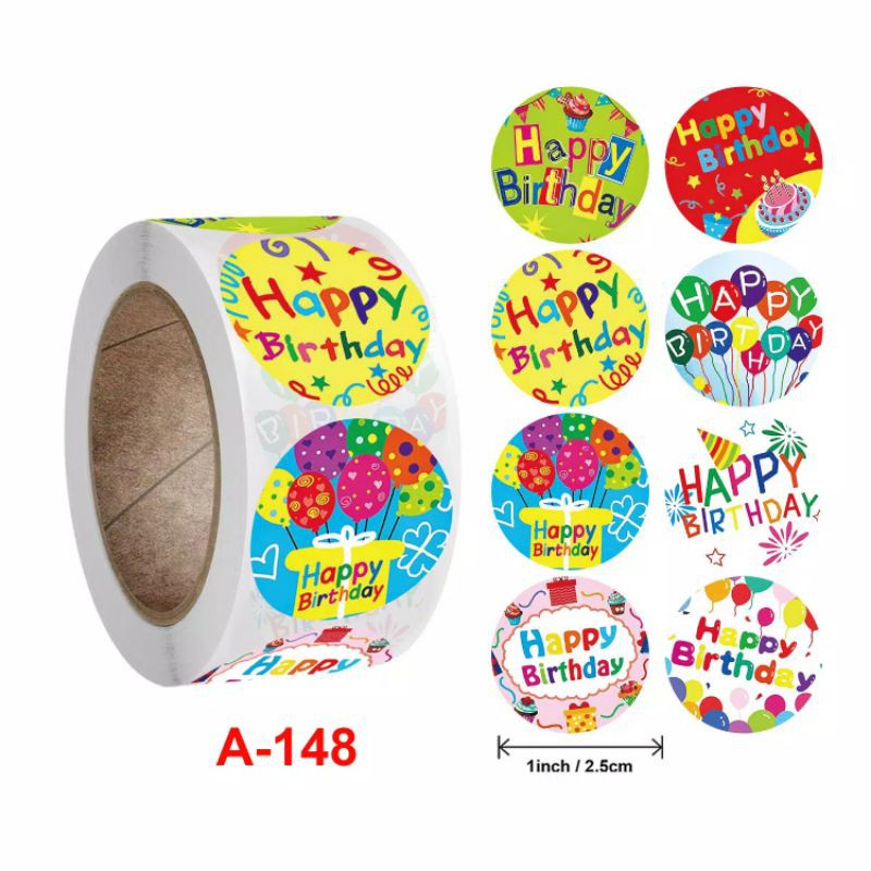 

STICKER STIKER LABEL HAPPY BIRTHDAY (TANPA JUMLAH PEMBELIAN)