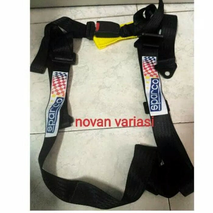 Nesdaywed Safety Belt Seat Belt Sabuk Pengaman Mobil Racing 4 Poin