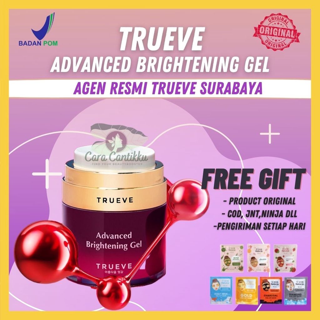 Trueve Advanced Brightening Moisturizing Gel trueve surabaya pelembab trueve