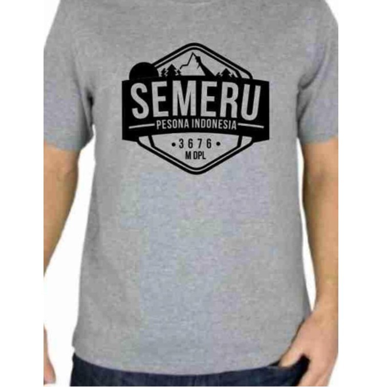 KAOS DISTRO PENDAKI GUNUNG SEMERU PESONA INDONESIA