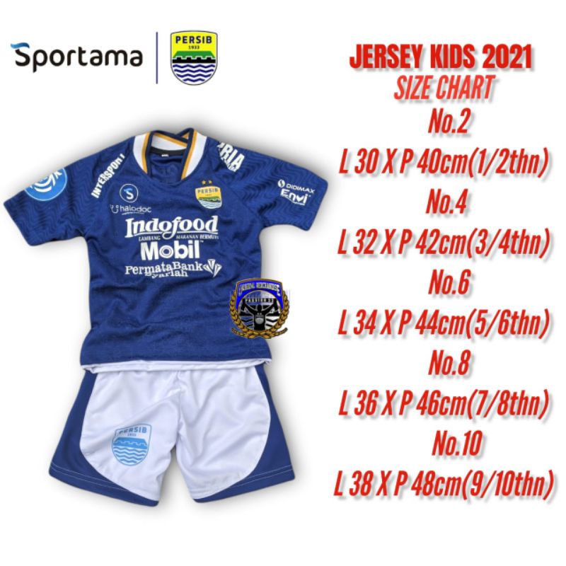jersey persib anak 2021/2022