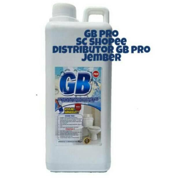 Glisbers pro  GB pro pembersih kerak keramik kemasan 1 liter