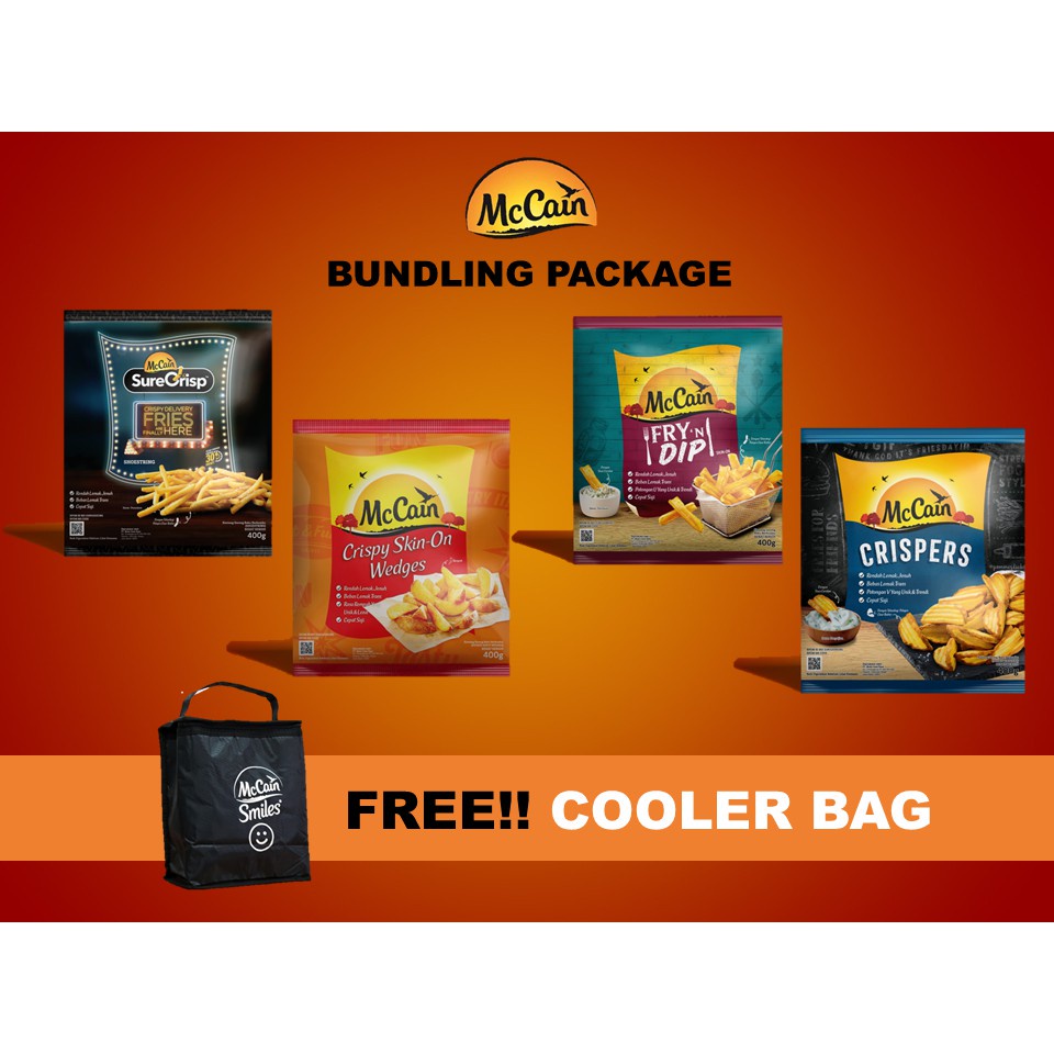 

[BUNDLE]Kentang McCain Party Pack 400Gr Paket #6 - JB