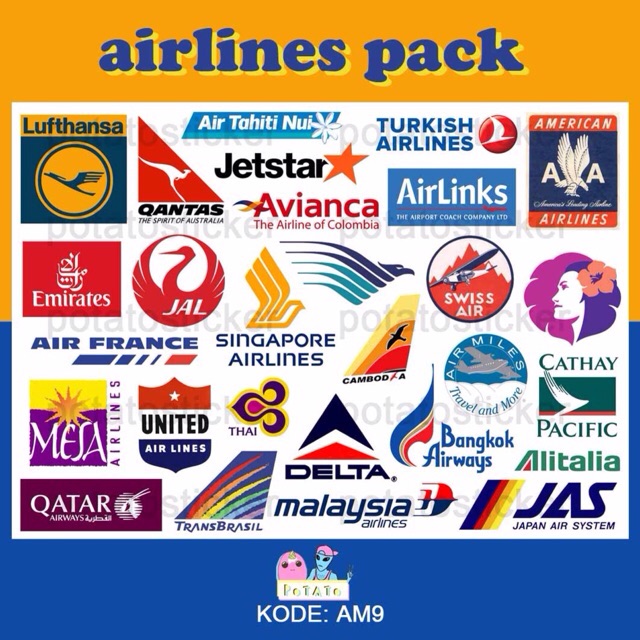 

airlines maskapai penerbangan - sticker tumblr