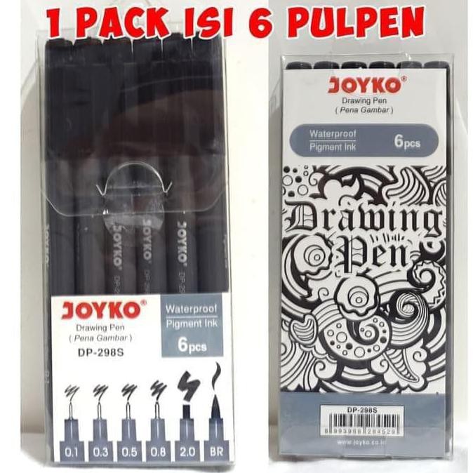 

Diskon Drawing Pen Joyko 1 set - Pena Gambar Joyko DP-298S 1 set isi 6 buah Promo Awal tahun