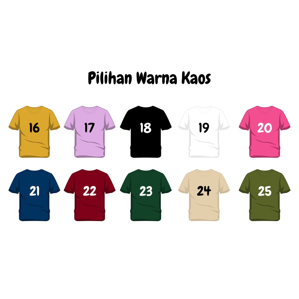 Kaos Couple Keluarga Sablon Nama Suka Suka I Kaos Couple Family Bebas Desain Dan Warna Shopee Indonesia