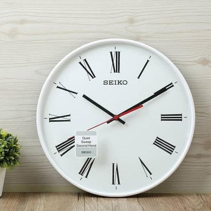 Jam Dinding Seiko Japan QXA701W QXA701 White Romawi ORIGINAL tersedia stok