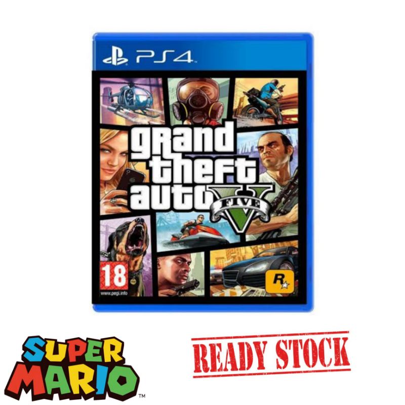 HOT SALE KASET PS4 GTA 5