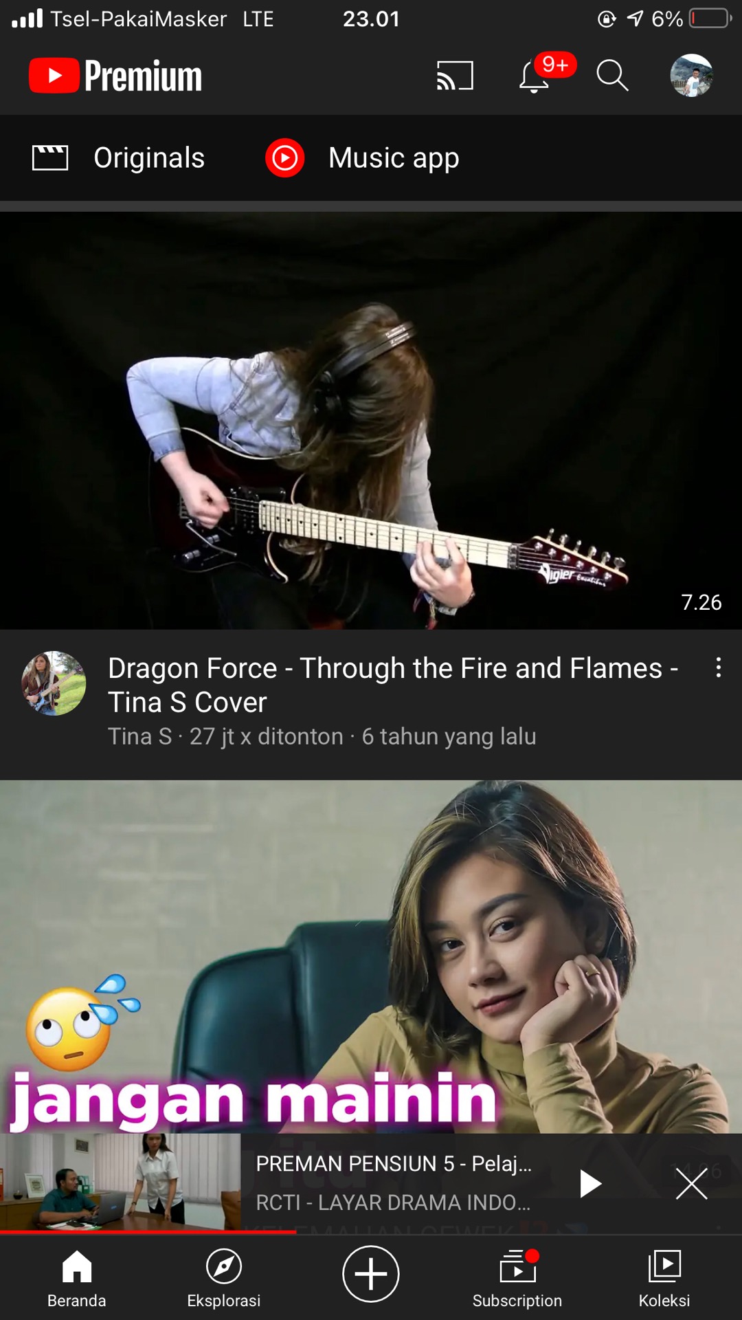 Youtube Premium 1 Bulan